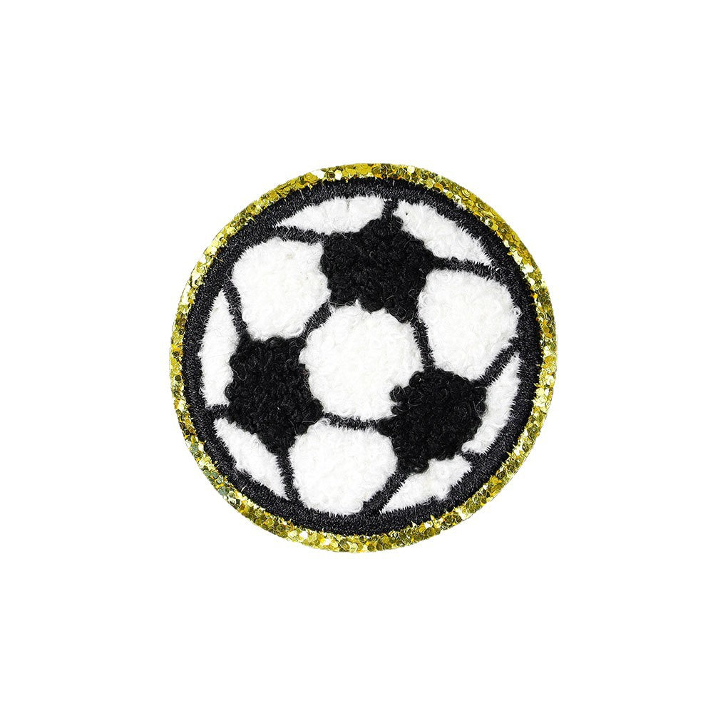 Wholesale Ball embroidery patches and various sports badge patches
